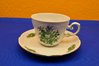 Seltmann Weiden Vienna green flower coffee cup + saucer