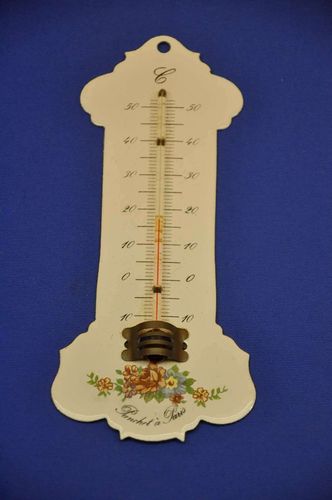 Punchet á Paris Vintage enamel thermometer