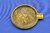 Bronze Aschenbecher Motiv: griechische Münze mit Biene 350 v.Chr.