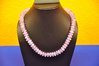 Amethyst Halskette 45 cm flache Lila Beads