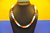 Bunte Edelstein Halskette 45 cm runde Beads