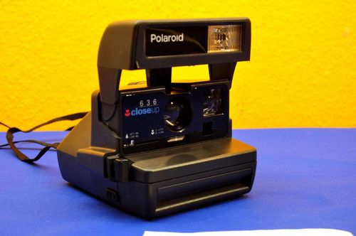 Polaroid 636 Close-up Sofortbildkamera mit Anleitung