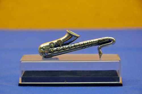 SPOR Saxophone pin clamp tie clip