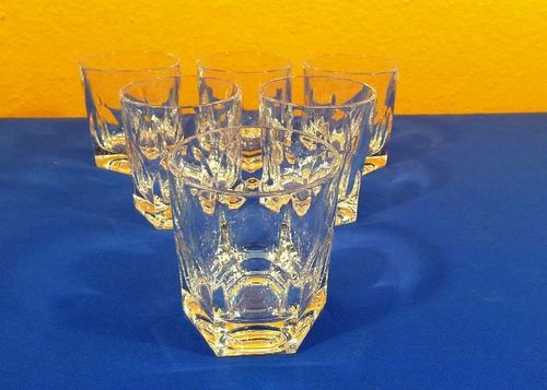 Nachtmann Alexandra 6 whisky tumbler 70s crystal