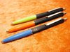 3 Vintage Ballpoint Pens LAURIN Black colored