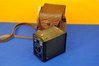 AGFA Box Kamera mit Gelbfilter + Leder Tasche