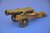 Model cannon 15th century bronze/wood on gun carriage