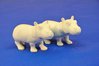 Goebel Biscuit Porcelain figurine Hippo chields