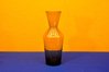 50s Smoked glass vase tourmaline Glass Wagenfeld