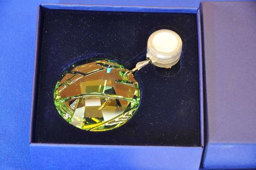 Swarovski SCS Bamboo Crystal Ornament NOS