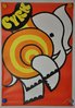 Jerzy Treutler 75 CYRK Zirkus Elefant Poster Polen
