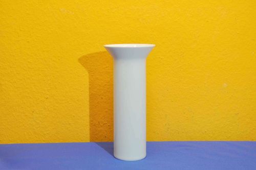 Rosenthal Porzellan Vase Zylinder in Weiß