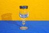 Murano Glass Beer Glass Chalice Medici Platinum Edge