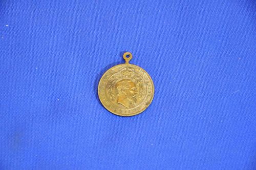 Friedrich III tragbare Medaille zu seinem Tod 1888