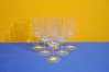 Vintage champagne glasses strips polished handmade