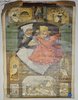 School mural color lithograph 71x95 Mother Hulda 1920s