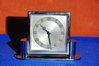 Art Deco table clock alarm clock Streamline chrome 1930s