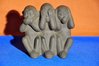3 monkeys Karlsruhe ceramic figure by Max Heinze 1949