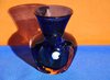 Vase orange/blau Aufkleber Made in Italy Murano