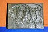 Bronze relief plate Sello II peasant dance in restaurant