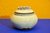 Studio ceramic sugar bowl with sun knob