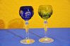 2 liqueur glasses Nachtmann colored lead crystal handcut