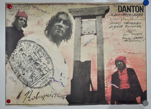 DANTON Original Polish Poster Andrzej Pagowski 1982