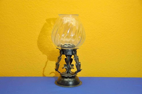 WMF Lantern made of Glass and Wrought Iron 60s