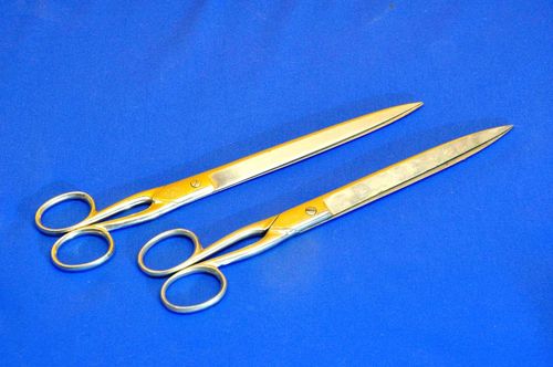 2 old paper scissors 26.5 cm J.A. Henckels Solingen