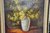 H. Steiner Öl auf Leinwand Gemälde Goldflieder in Vase