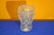 Traubenspüler Kristallglas Vase handgeschliffen um 1900