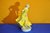 Goldscheider Majolika Figur Tänzerin 4235 gelbes Kleid