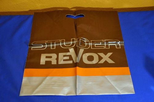 Revox Studer Plastiktüte Werbetüte um 1980er