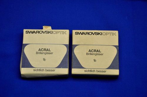 2x Swarovskioptik Acral spectacle lenses 1970s NOS