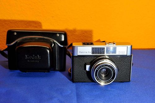 Sucherkamera Kodak Retina S2 mit Tasche 1960er