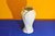 Vase in Form einer Blüte Goldrand Apulum Porzellan 80er