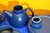 Studio Keramik Teeservice Blau 90er Vintage