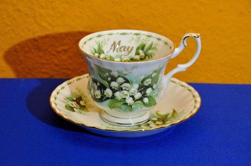 Royal Albert Lily of the Valley May Tea Cup + Saucer