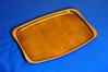 Copper tray hammered design 1950s 32x21cm
