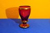 Vintage Glass Cup Amethyst and Gold Friendship Beaker