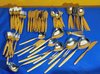 Cutlery WMF Capri Cromargan gold-plated decor 94 parts