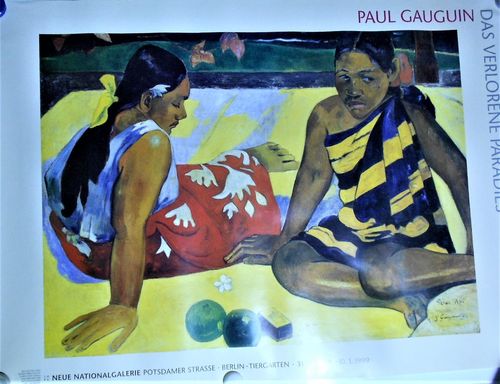 Gauguin Exhibition Poster National gallery 1998