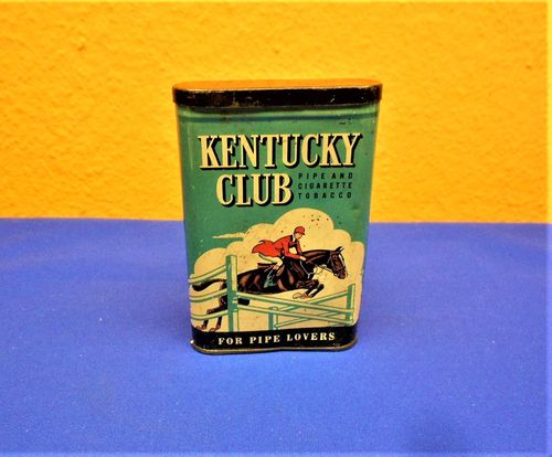 Kentucky Club Tobacco Vintage Tin Can