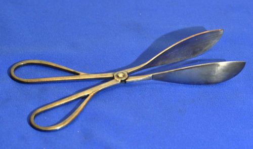 Vintage Pastry Tongs 90 Silver Serving Tongs