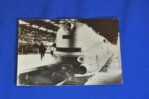 Original Foto Gotthard Paul Lok im Bahnhof 1935