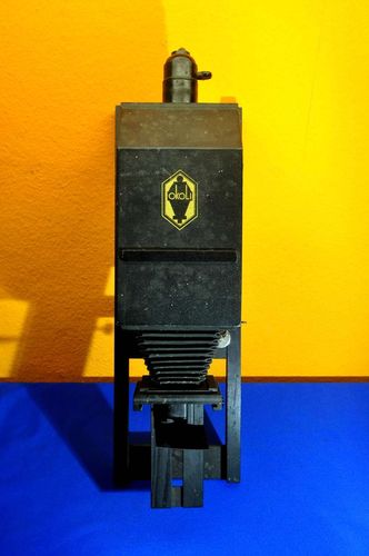Okoli enlarger made of wooden with bellows 1920s