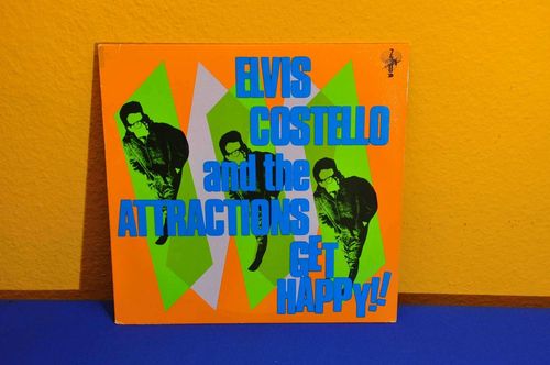 Elvis Costello and the Attracktions Get Happy LP
