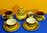 Töpferware Tee- und Kaffeeset 8 Teile Keramikgeschirr