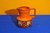 1970er Jahre Vintage Keramik Milchkännchen in Orange