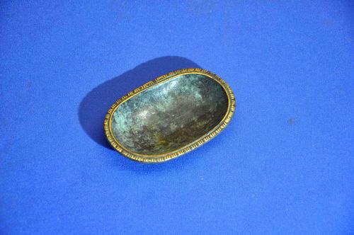 Small bronze bowl antique patina 1950s